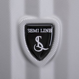 Средний чемодан Semi Line на 69 л весом 4 кг Серый
