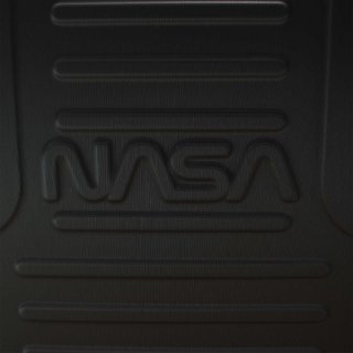 Середня валіза Semi Line NASA на 64 л вагою 3,25 кг Чорна