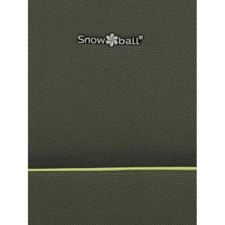 Средний чемодан Snowball 22204 на 65/78 л весом 3 кг из нейлона Зеленый