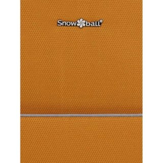 Средний чемодан Snowball 22204 на 65/78 л весом 3 кг из нейлона Желтый