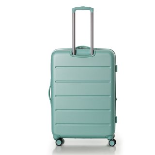 Средний чемодан Swissbrand Berlin на 65/75 л из поликарбоната Бирюзовый