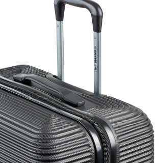 Средний чемодан Swissbrand Cairo на 65 л весом 3,4 кг из пластика Черный