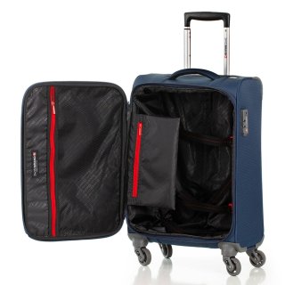 Средний чемодан Swissbrand Silkeborg на 75/82 л весом 2,8 кг Синий