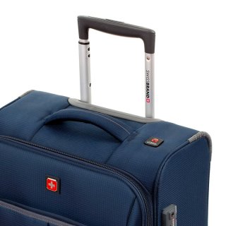 Средний чемодан Swissbrand Silkeborg на 75/82 л весом 2,8 кг Синий