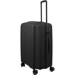 Середня валіза Travelite Air Stripe – 75 / 86 л, 3,5 кг Чорна