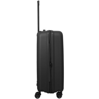 Середня валіза Travelite Air Stripe – 75 / 86 л, 3,5 кг Чорна