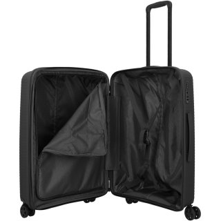 Середня валіза Travelite Air Stripe – 75 / 86 л, 3,5 кг Чорна
