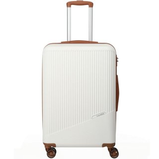 Середня валіза Travelite Bali на 65 л вагою 3,3 кг Біла