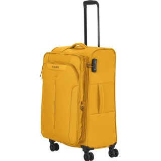 Середня валіза Travelite Croatia на 61/66 л вагою 2,9 кг Жовтий