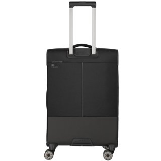 Середня валіза Travelite Crosslite 5.0 на 61/66 л вагою 3,3 кг Чорна