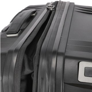 Средний чемодан Travelite Elvaa на 72/77 л весом 3,5 кг из полипропилена Черный