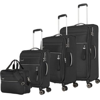 Средний чемодан Travelite Miigo на 61/66 л весом 3 кг Черный