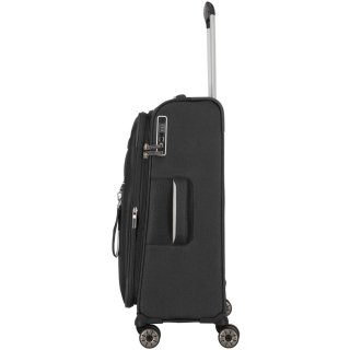 Средний чемодан Travelite Miigo на 61/66 л весом 3 кг Черный