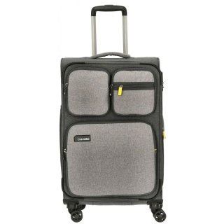 Середня валіза Travelite Nomad на 60 л вагою 3,1 кг тканинна Сірий