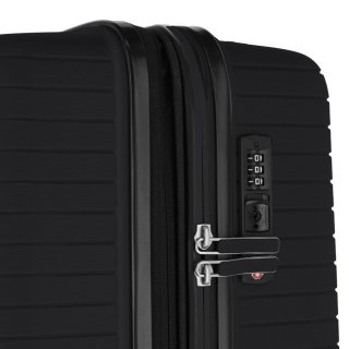 Средний чемодан Travelite Orbita на 68/71 л весом 3,4 кг из полипропилена Черный