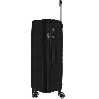 Средний чемодан Travelite Orbita на 68/71 л весом 3,4 кг из полипропилена Черный