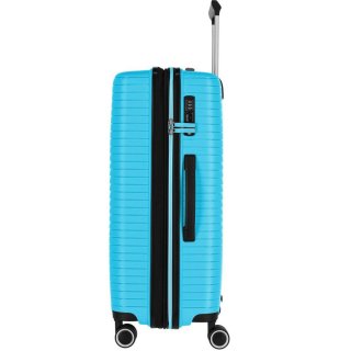 Средний чемодан Travelite Orbita на 68/71 л весом 3,4 кг из полипропилена Голубой