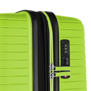 Средний чемодан Travelite Orbita на 68/71 л весом 3,4 кг из полипропилена Салатовый