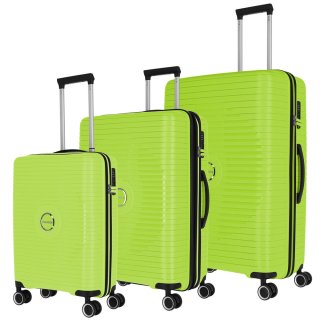 Средний чемодан Travelite Orbita на 68/71 л весом 3,4 кг из полипропилена Салатовый