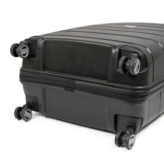 Средний чемодан Travelite Paklite Mailand Deluxe на 73 л весом 3,7 кг из полипропилена Чорный