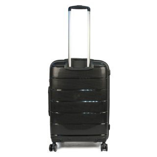 Средний чемодан Travelite Paklite Mailand Deluxe на 73 л весом 3,7 кг из полипропилена Чорный