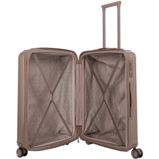 Средний чемодан Travelite Paros – 63/69 л, 3,6 кг Коричневый