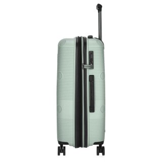 Средний чемодан Travelite Smarty Mint из полипропилена на 71 л Голубой