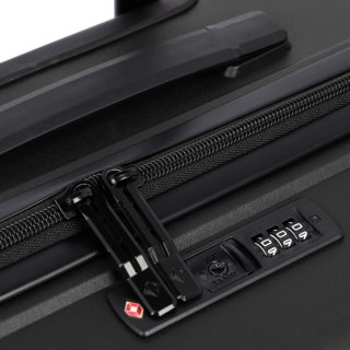 Средний чемодан Travelite Trient на 67 л весом 3 кг из полипропилена Черный