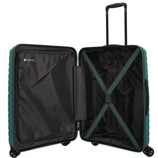 Средний чемодан Travelite Trient на 67 л весом 3 кг из полипропилена Зеленый