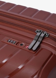 Середня валіза V&V Travel Invictus – 70/90 л, 3,2 кг Бордова