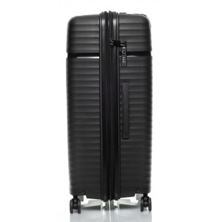 Средний чемодан V&V Travel Summer Breeze на 85/97 л весом 3,2 кг из полипропилена Черный