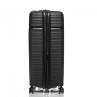 Средний чемодан V&V Travel Summer Breeze на 85/97 л весом 3,2 кг из полипропилена Черный