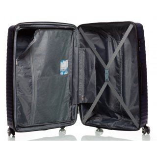 Средний чемодан V&V Travel Summer Breeze на 85/97 л весом 3,2 кг из полипропилена Синий