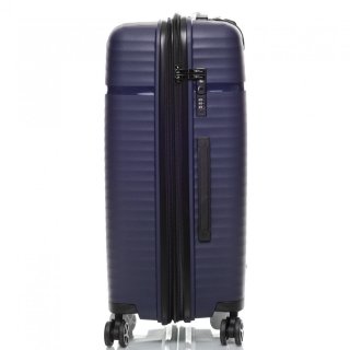 Средний чемодан V&V Travel Summer Breeze на 85/97 л весом 3,2 кг из полипропилена Синий
