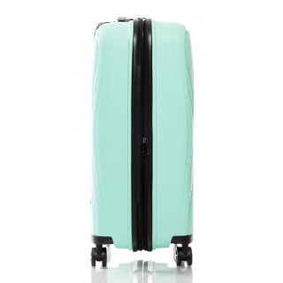 Средний чемодан V&V Travel TIFFANY на 85/97 л весом 3,2 кг из полипропилена Голубой