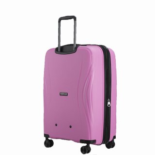 Средний чемодан V&V Travel TIFFANY на 85/97 л весом 3,2 кг из полипропилена Розовый