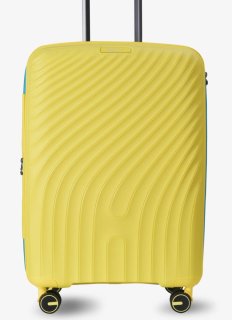 Средний чемодан V&V Travel Urban – 72 / 80 л, 3,2 кг Желтый