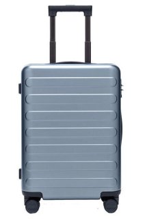 Средний чемодан Xiaomi Ninetygo Business Travel на 65 л из поликарбоната Голубой