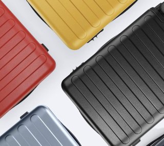 Средний чемодан Xiaomi Ninetygo Business Travel на 65 л из поликарбоната Красный