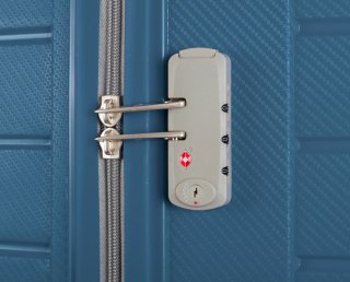 Средний дорожный чемодан 55 л Carlton Voyager, темно-синий