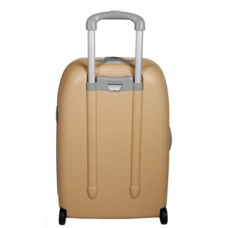 Средний дорожный чемодан из пластика 2-х колесный 78 л. Verus Casablanca 25 Beige бежевый