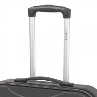 Средний пластиковый чемодан 56 л Gabol Trail (M) Grey