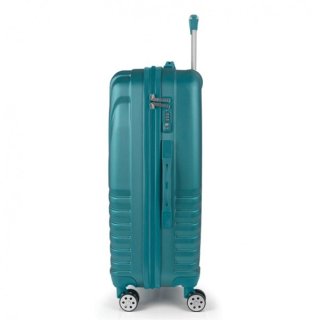 Средний пластиковый чемодан 57 л Gabol Atlanta Turquoise