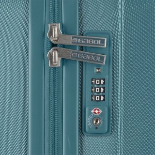 Средний пластиковый чемодан 57 л Gabol Atlanta Turquoise