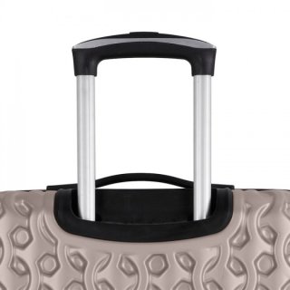 Средний пластиковый чемодан 57 л Gabol Render (M) Champagne