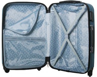 Средний пластиковый чемодан 64 л Vip Collection Benelux 24 Blue