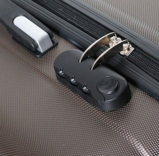 Средний пластиковый чемодан 64 л Vip Collection Benelux 24 Coffee