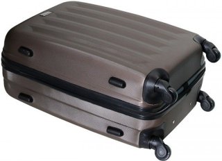 Средний пластиковый чемодан 64 л Vip Collection Benelux 24 Coffee