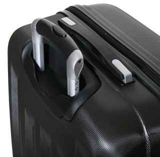 Средний пластиковый чемодан 64 л Vip Collection Benelux 24 Grey