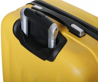 Средний пластиковый чемодан 64 л Vip Collection Benelux 24 Yellow